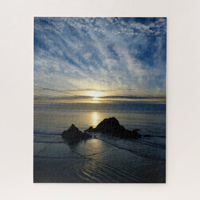 Pacific Coast Sunset - 16x20 - 520 pcs. Jigsaw Puzzle (Vertical)