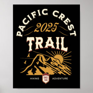 Pacific Crest Trail 2025 Pct Hike  Poster