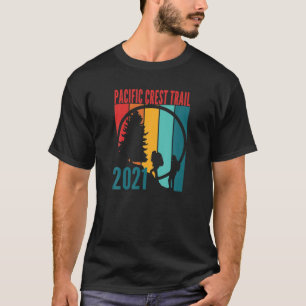 Pacific Crest Trail Class Of 2021 Backpacker Sunse T-Shirt