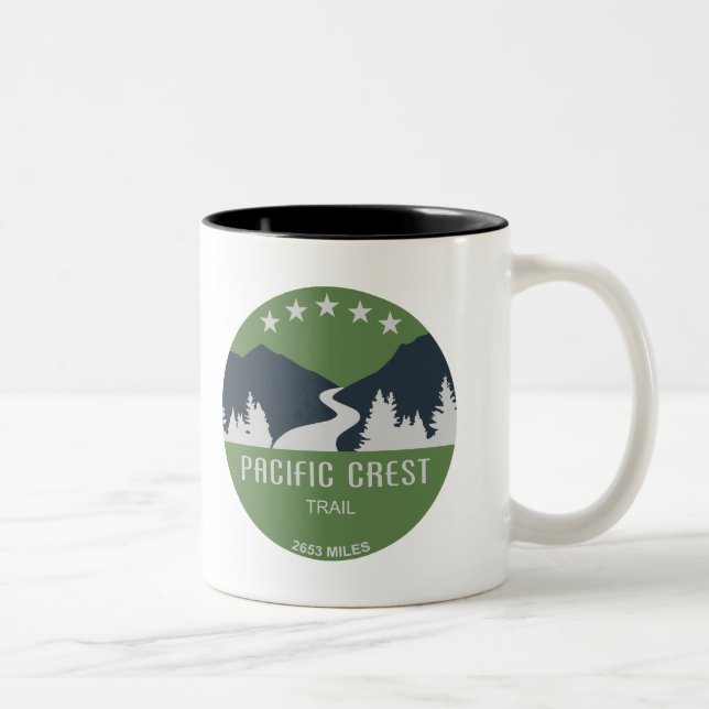 Pacific Crest Trail Two-Tone Coffee Mug (Right)