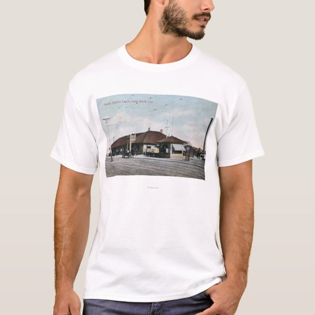 Pacific Electric Railway Depot T-Shirt (Front)