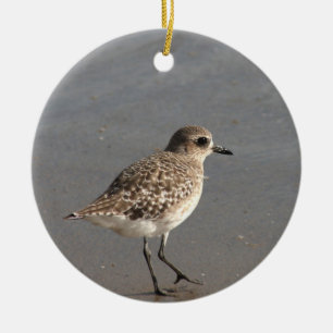 Pacific Golden Plover Ceramic Ornament