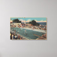 Pacific Grove, CA - Municipal Swimming Pool View