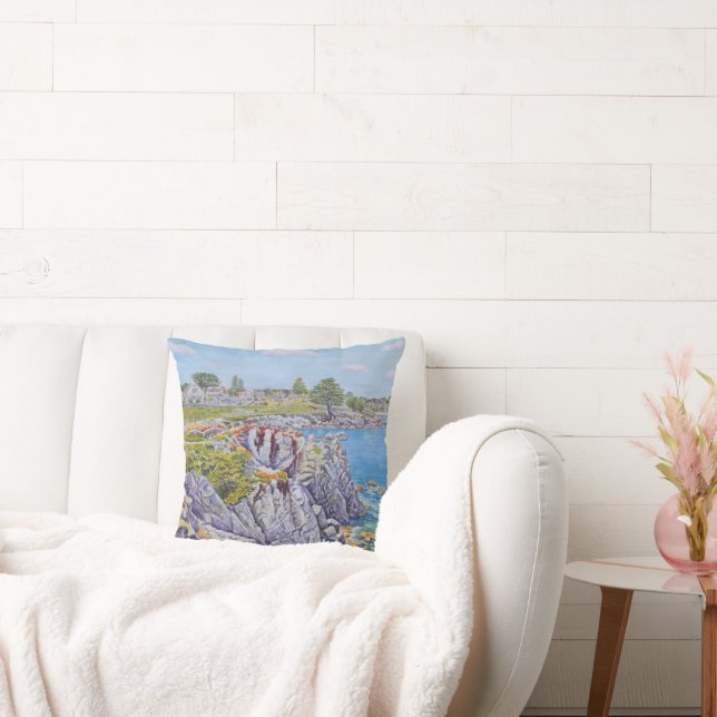 Pacific Grove Serenity Throw Pillow (Couch)