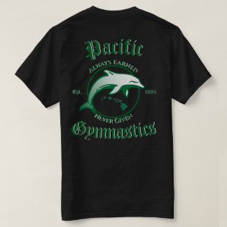 pacific gym black tshirt 