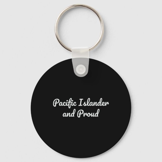 Pacific Islander  Keychain (Front)