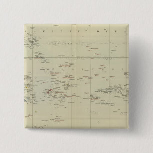 Pacific Islands 2 Inch Square Button