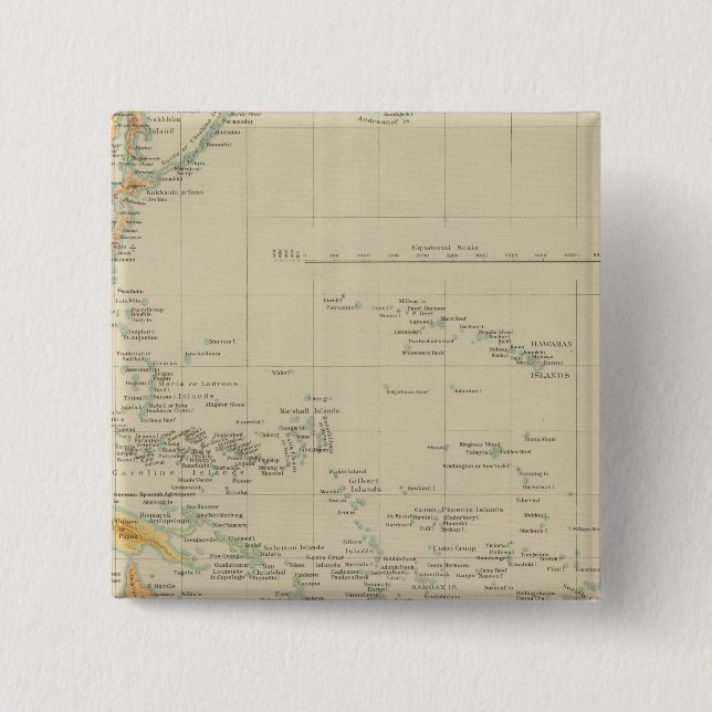 Pacific No 1 2 Inch Square Button (Front)