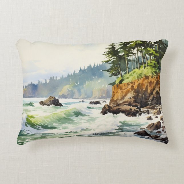 Pacific Northwest Accent Pillow (Front)