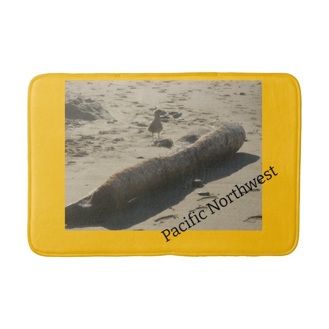 Pacific Northwest Beach Bath Mat (Front)