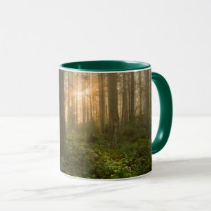 Pacific Northwest Forest   Foggy Morning Mug