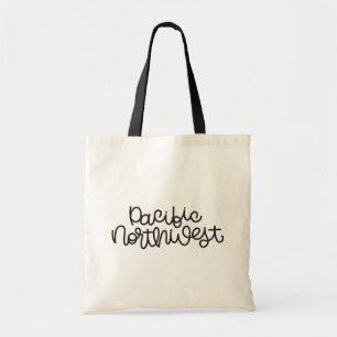 Pacific Northwest Handlettered Tote Bag