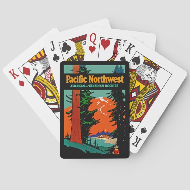 Pacific Northwest Playing Cards (Back)