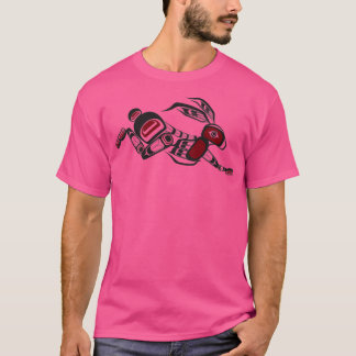 Pacific Northwest Rabbit coastal Salish Haida nort T-Shirt