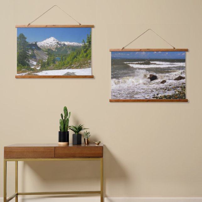 Pacific Northwest Scenic Photography Hanging Tapestry (Asymmetrical)