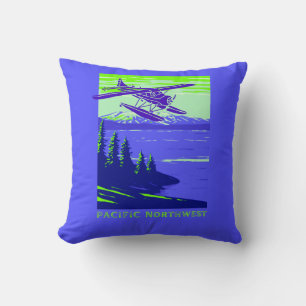 Pacific Northwest Seattle Throw Pillow