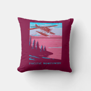 Pacific Northwest Throw Pillow