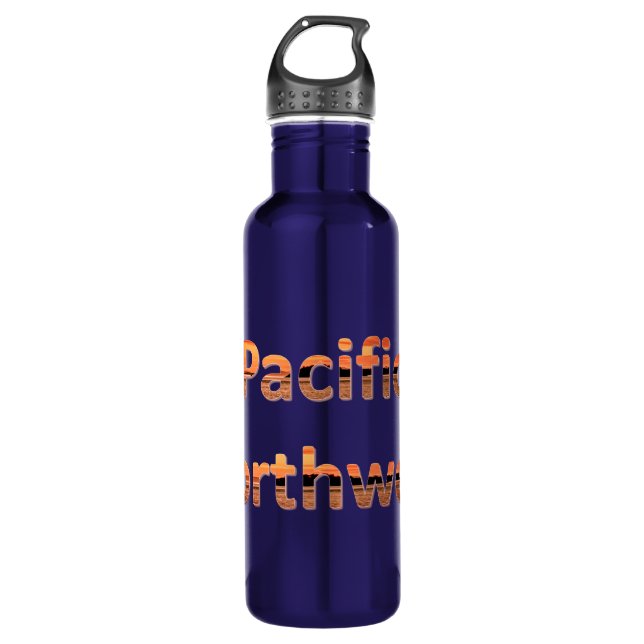 Pacific Northwest with San Juan Islands Sunset 710 Ml Water Bottle (Front)