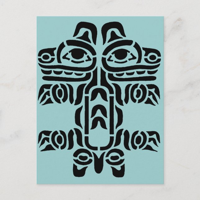 Pacific NW Indian Design Postcard (Front)