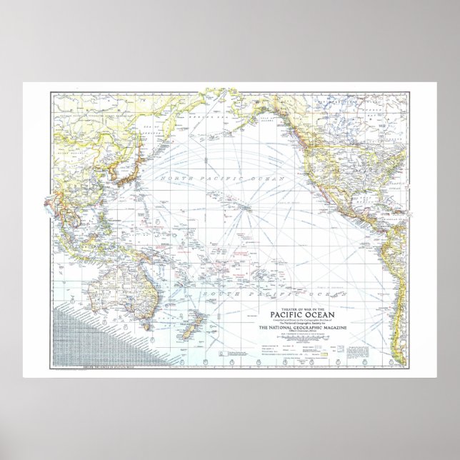 " Pacific Ocean: 1942 The Theatre of War... Poster (Front)