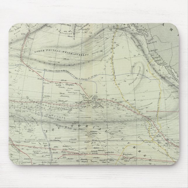 Pacific Ocean 4 Mouse Pad (Front)