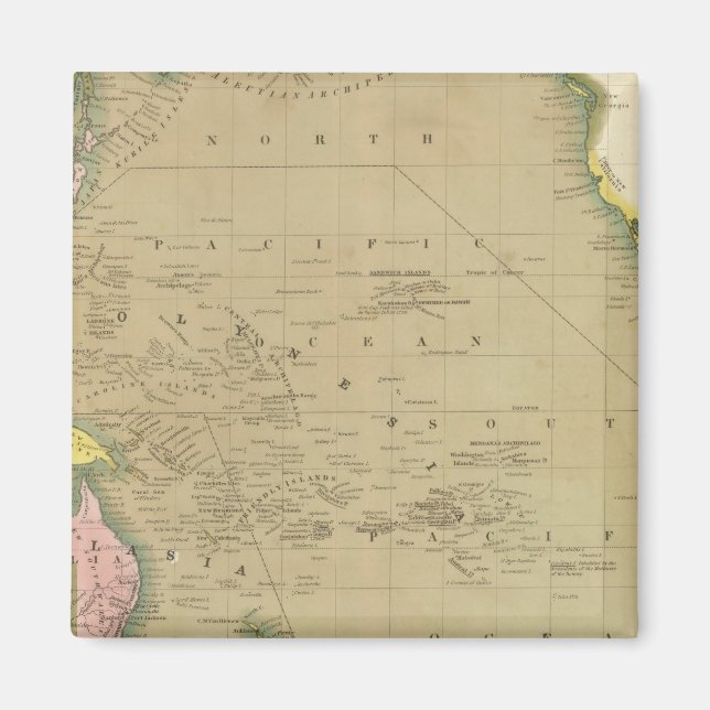 Pacific Ocean 5 Magnet (Front)