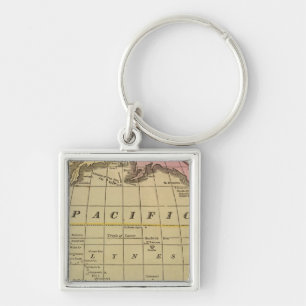 Pacific Ocean 7 Keychain