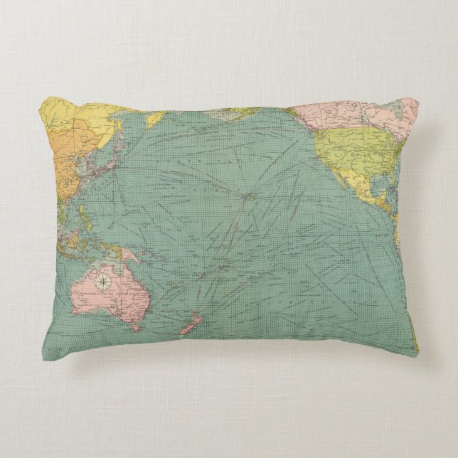 Pacific Ocean 9 Decorative Pillow (Front)