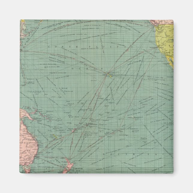 Pacific Ocean 9 Magnet (Front)