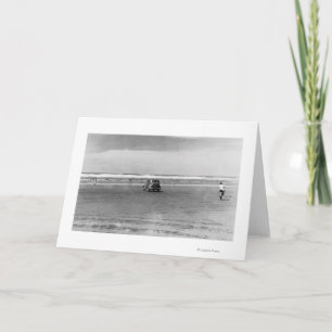 Pacific Ocean Beach Scene Photograph Card