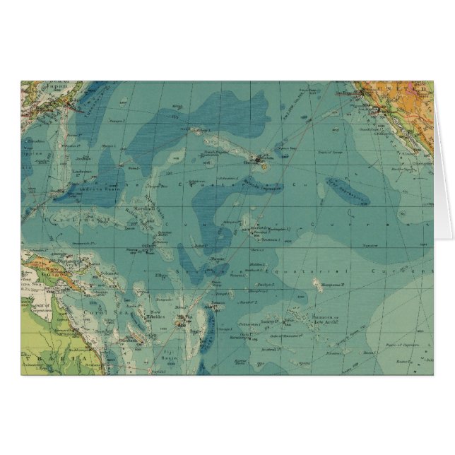 Pacific Ocean cables, wireless stations (Front Horizontal)