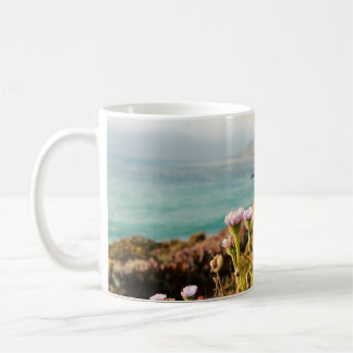 Pacific Ocean Flowers Coffee Mug