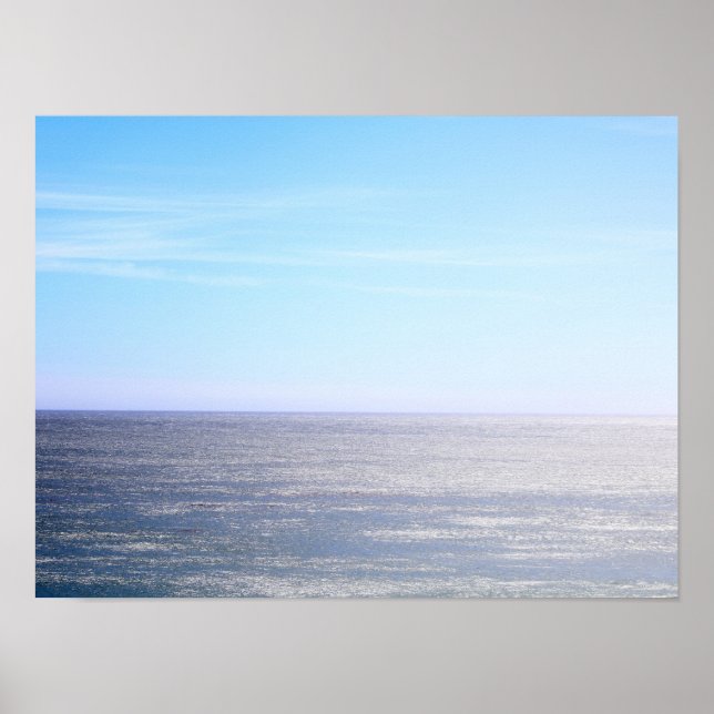 Pacific Ocean Horizon Colour 16x20 Poster (Front)