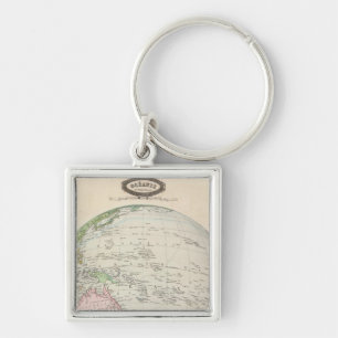 Pacific Ocean Keychain