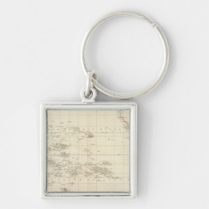 Pacific Ocean Keychain