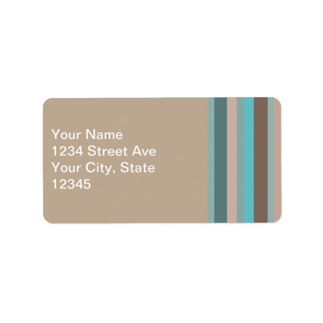 Pacific Ocean Stripes Label (Front)
