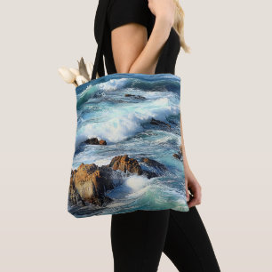 Pacific Ocean Waves Tote Bag