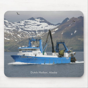 Pacific Prince, Fishing Trawler in Dutch Harbour Mouse Pad