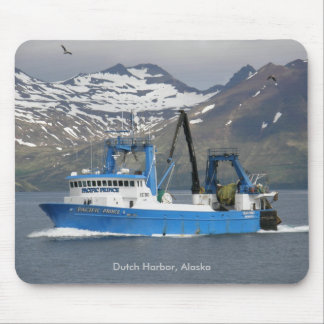 Pacific Prince, Fishing Trawler in Dutch Harbour Mouse Pad