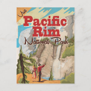 Pacific Rim Canada National Park vacation Poster Postcard