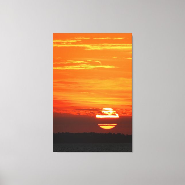 PACIFIC SUNSET 32x48 Canvas Print (Front)