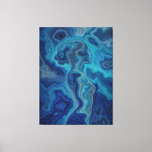 “Pacifica” – An Ocean Portrait Canvas Print (Front)