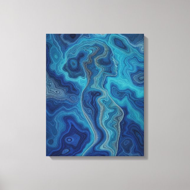 “Pacifica” – An Ocean Portrait Canvas Print (Front)