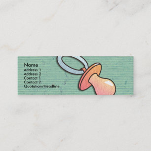 Pacifier Skinny Profile Cards