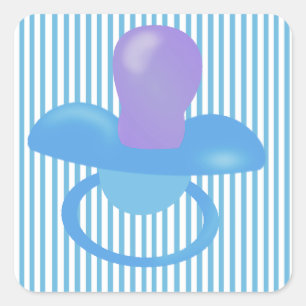 Pacifier Square Sticker