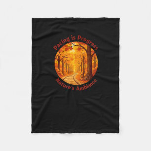 Pacing Is Progress Self-care - Nature Walk Gift  Fleece Blanket