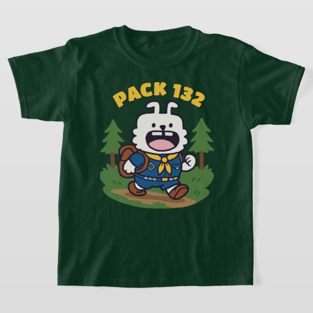 Pack 132 Class B Shirt (Laydown)