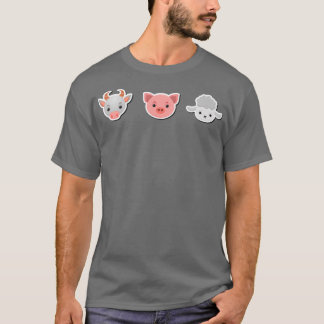 Pack Animal Crocs Jibbitz 3Pack Animal 4 T-Shirt