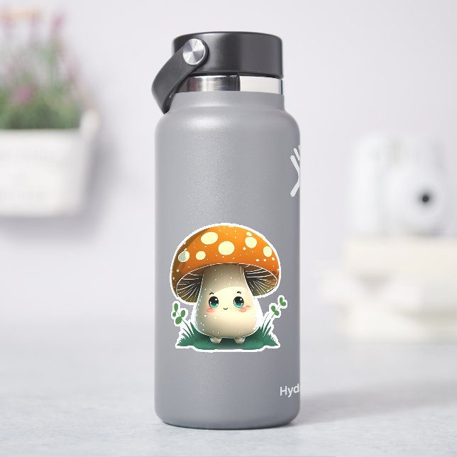 Pack autocollant de champignons mignons (HydroFlask)