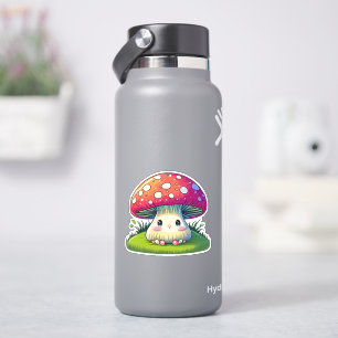 Pack autocollant de champignons mignons